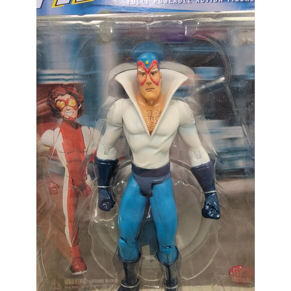 Vintage 2000 DC Direct Max Mercury The Flash Action Figure Brand New Vtg Retro - Picture 5 of 5